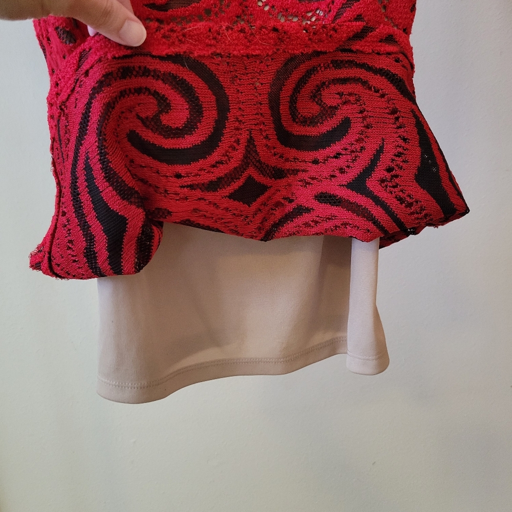 Julia Jordan red lace dress size 0